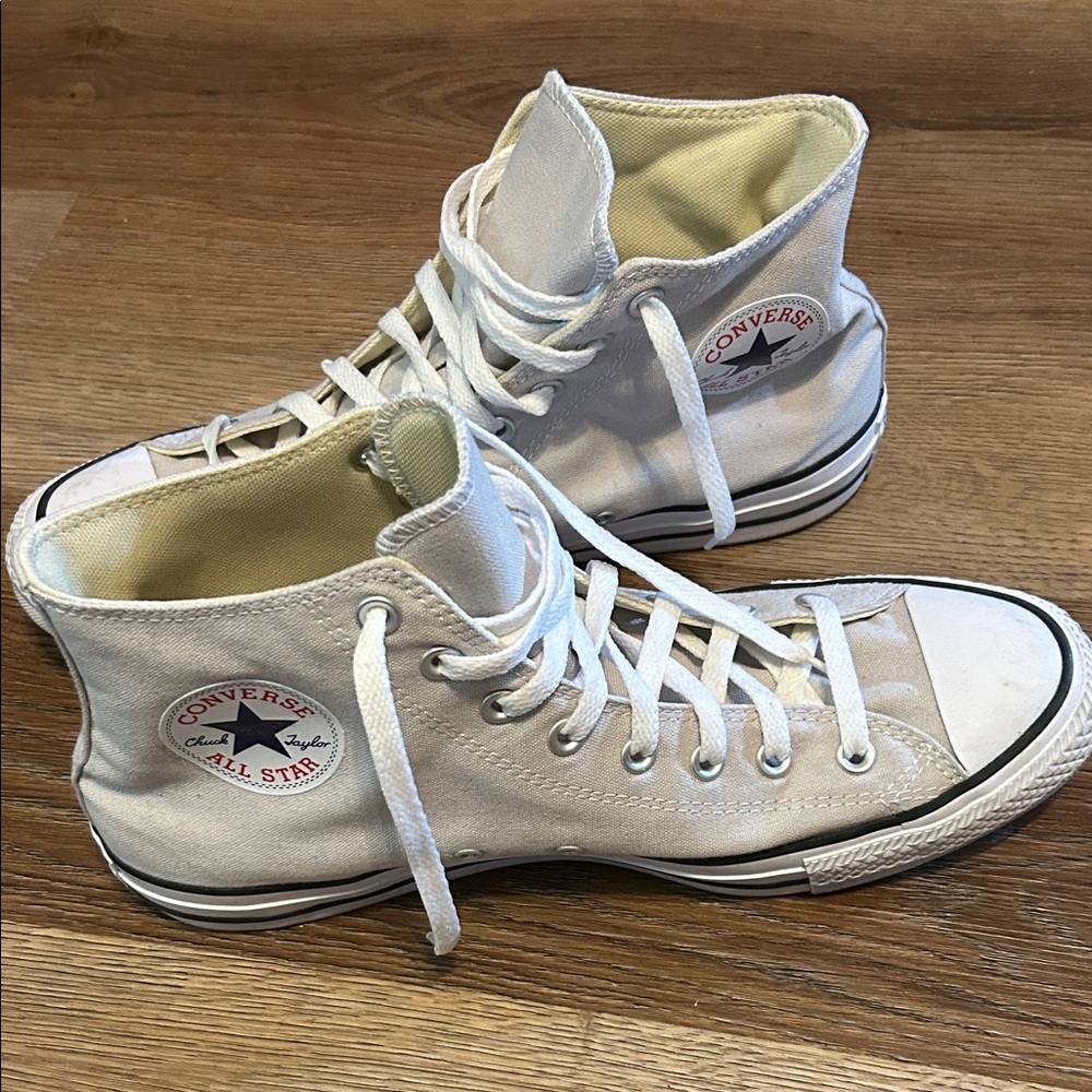 Converse All Star Light Gray Canvas High-Tops